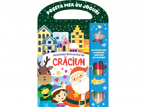 Poșeta Mea Cu Jocuri - Activități Distractive De Crăciun, - Editura Mimorello