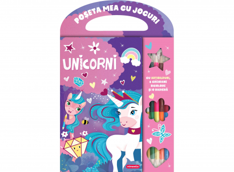 Poșeta Mea Cu Jocuri - Unicorni, - Editura Mimorello