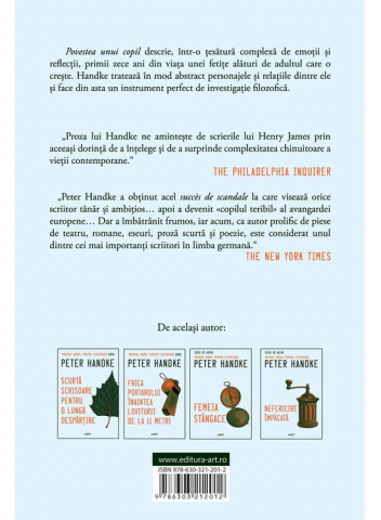 Povestea Unui Copil, Peter Handke - Editura Art [1]