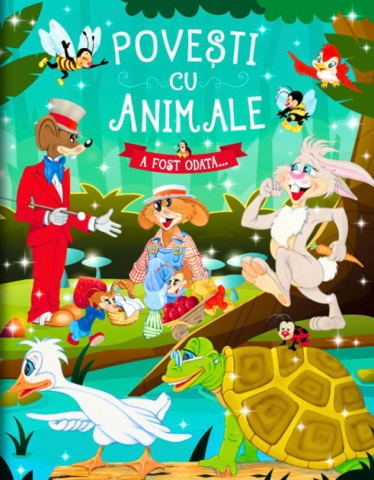 Carti de colorat - Povesti Cu Animale. A Fost Odata, - Editura Flamingo