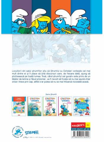 Povesti Cu Strumfi #2.  Esti Prea Guraliv, Strumfule Cu Ochelari!, Alain Jost, Thierry Culliford - Editura Art [1]