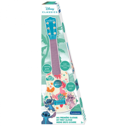 Jucarii - PRIMA MEA CHITARA, 53 CM, DISNEY STITCH