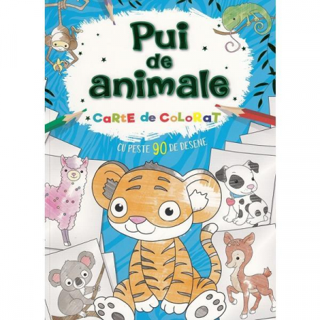 Carti - Pui De Animale C. De Colorat,  - Editura Flamingo