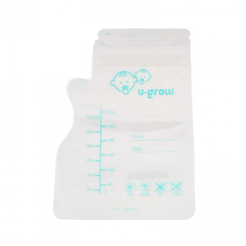 Pungi stocare lapte matern 30buc, U-Grow [0]