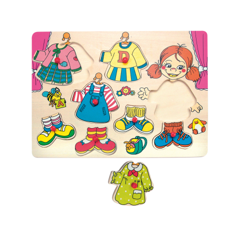 Puzzle Cu Butoni- Imbracamintea Carolinei [1]