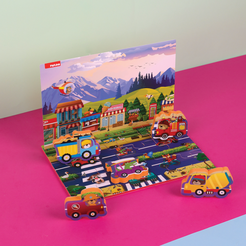 PUZZLE TRAFIC, 17 PIESE [2]