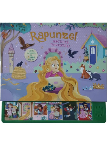Editura Flamingo - Rapunzel Asculta Povestea + Pop-Up, - Editura Flamingo