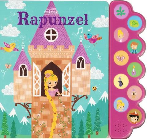 3-5 ani - Rapunzel. Carte Sonora Cu 10 Sunete, - Editura Flamingo
