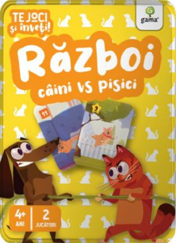 Tiki-Tan - Razboi Caini Vs. Pisici - Te Joci Si Inveti,  - Editura Tiki-Tan