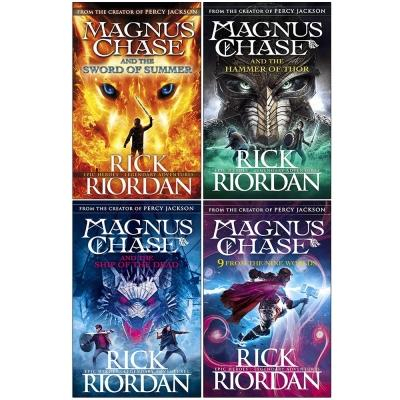 Grupe de varsta - Rick Riordan Magnus Chase Series 4 Books Collection Set The Sword Of Summer Hammer Of Thor Ship Of..,Rick Riordan - Editura Puffin
