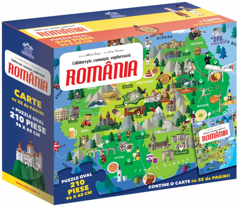 6-8 ani - Romania - Calatoreste, Invata, Exploreaza, Matteo Gaule - Editura DPH