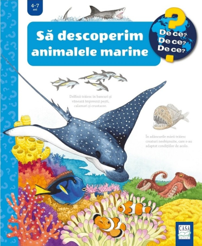 3-5 ani - Să Descoperim Animalele Marine, Andrea Erne - Editura Casa