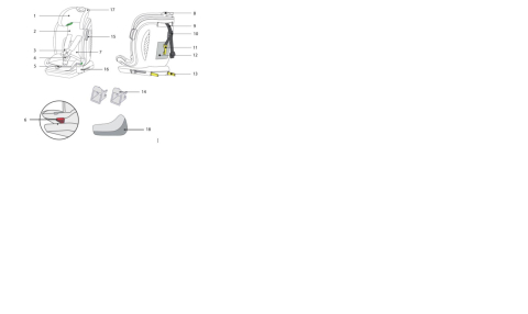 Scaun auto U-Grow,isofix,76-150 cm,rosu [15]