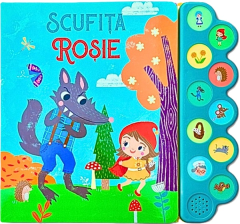 Editura Flamingo - Scufița Roșie. 10 Sunete, - Editura Flamingo