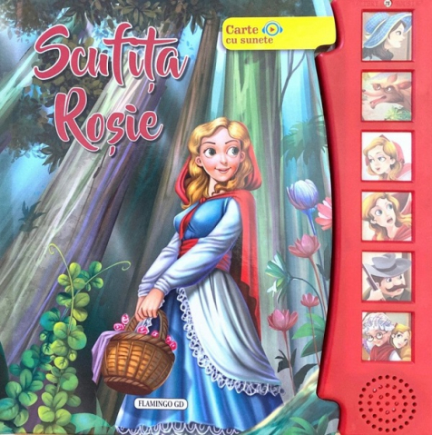 6-8 ani - Scufita Rosie, - Editura Flamingo