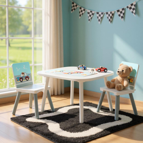 Set 2 scaune +birou Cars, U-Grow [2]