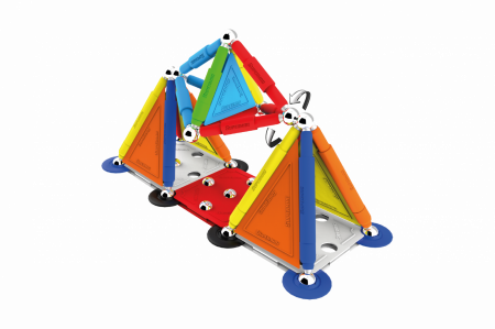 Set de constructie magnetic Supermag Projects Multicolor, 85 piese [7]