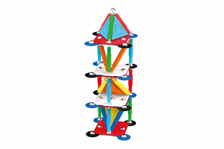 Set de constructie magnetic Supermag Projects Multicolor, 85 piese [6]