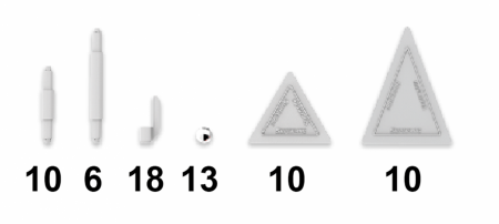 Set de constructie magnetic Supermag Tags, 67 piese [2]
