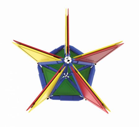 Set de constructie magnetic Supermag Tags, 67 piese [7]