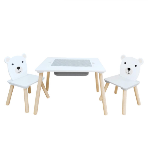Baby - Set masuta cu depozit  si 2scaune U-Grow