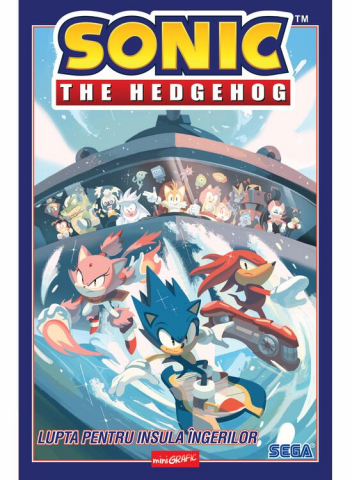 Romane grafice - Sonic The Hedgehog  3. Lupta Pentru Insula Ingerilor, Ian Flynn - Editura Art