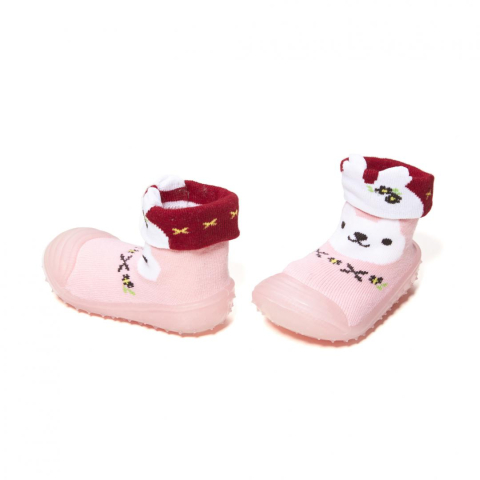 Sosete - Sosete antider, pink, size 19, U-Grow
