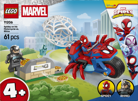 SPIDEY PE MOTO. VS RHINO  LEGO11206 [1]