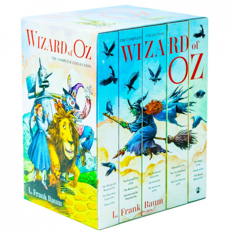 Carte straina - The Complete Collection Wizard Of Oz Series 5 Books Collection Box Set By L. Frank Baum(3 In 1 Book)((Wonderful Wizard Of Oz, Marvelous Land Of Oz, Ozma Of Oz, Dorothy And The Wizard In Oz & More),L.