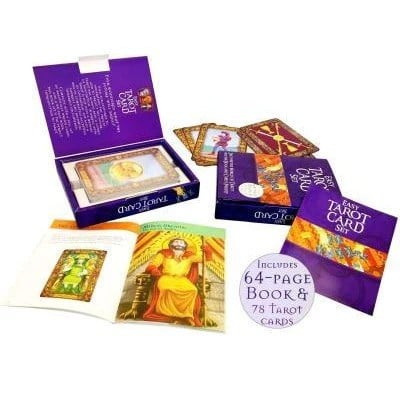 Dezvoltare personala - The Easy Tarot Kit: 64 Page Book And 78 Cards Deck Set (Gift Box Set) Tarot Cards Collection - Understand Tarot Reading And It Meaning Using Tarot Card,Top That - Editura