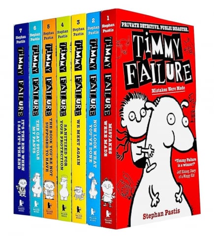 Grupe de varsta - Timmy Failures Finally Great Boxed Set Volume 1 - 7 Books Collection Series By Stephan Pastis,Walker Books - Editura Stephan Pastis