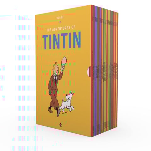 Fictiune pentru copii - Tintin Complete Paperback Boxed Set - 23 Classic Adventures By Hergé | Illustrated Graphic Novel Slipcase Collection,Herge - Editura Egmont
