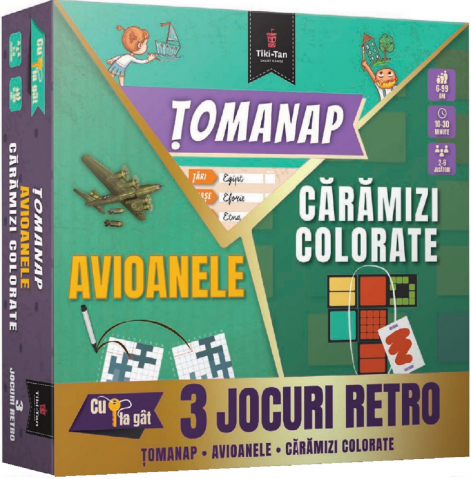 Carti de colorat - Tomanap. Avioanele. Caramizi Colorate,  - Editura Tiki-Tan