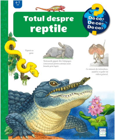 Carti - Totul Despre Reptile, Patricia Mennen - Editura Casa