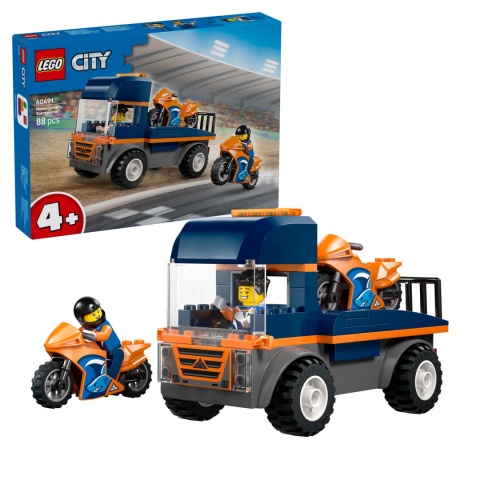 Jucarii - TRANSPORTOR DE MOTOCICLETE LEGO60491