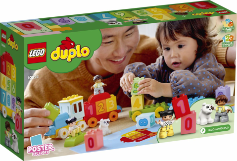 Jucarii - TRENUL CU NUMERE, LEGO 10954