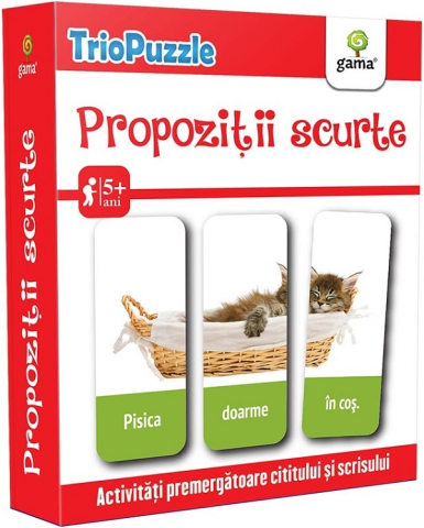 Carti interactive - Triopuzzle: Propoziții Scurte,  - Editura Gama