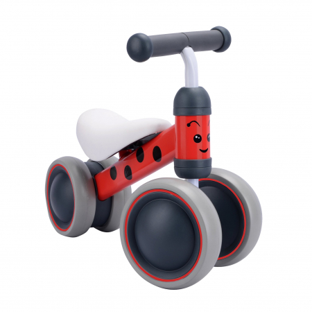 Jucarii de exterior - Trotineta cadru metal fara pedale bebelusi - Ride On, Buburuza