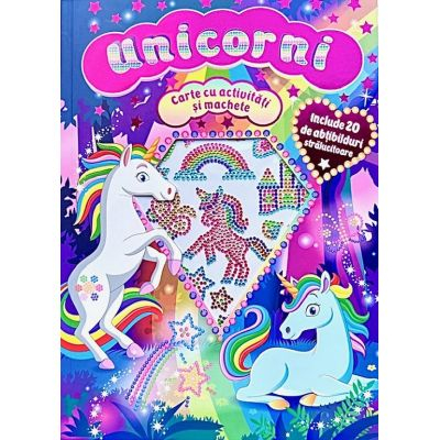Carti interactive - Unicorni. Carte Cu Activitati Si Machete - Editura Flamingo