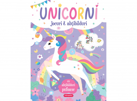 Carti educative - Unicorni - Jocuri Si Abtibilduri, - Editura Mimorello