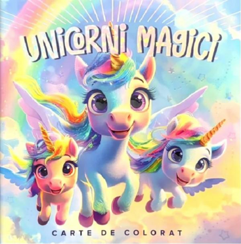 6-8 ani - Unicorni Magici, - Editura Flamingo