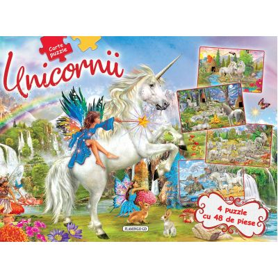 Grupe de varsta - Unicorni - Puzzle,  - Editura Flamingo