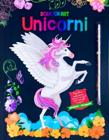 Flamingo - Unicorni - Scratch Art, - Editura Flamingo
