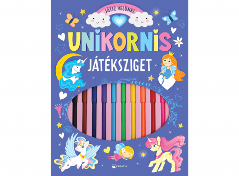 Carti de colorat - Unikornis. Játéksziget – Játssz Velünk!, - Editura Kreativ