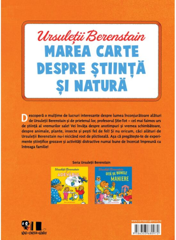 Ursuletii Berenstain. Marea Carte Despre Stiinta Si Natura, Jan Berenstain, Stan Berenstain - Editura Art [1]