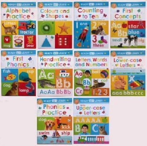 Carte straina - Wipe Clean Ready Set Learn 10 Early Learning Books Set Collection,Make Believe Ideas - Editura Make Believe Ideas