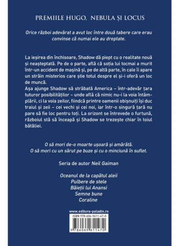 Zei Americani, Neil Gaiman - Editura Art [1]