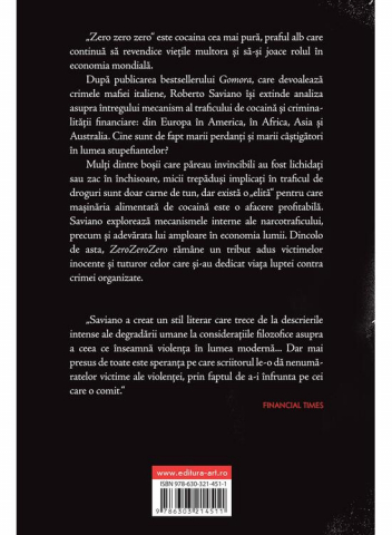 Zerozerozero, Roberto Saviano - Editura Art [1]