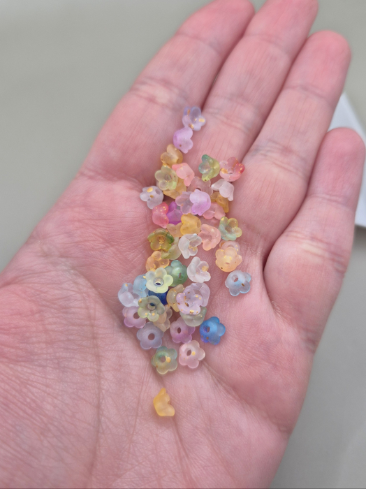 Mix flori acrilice 6mm [2]