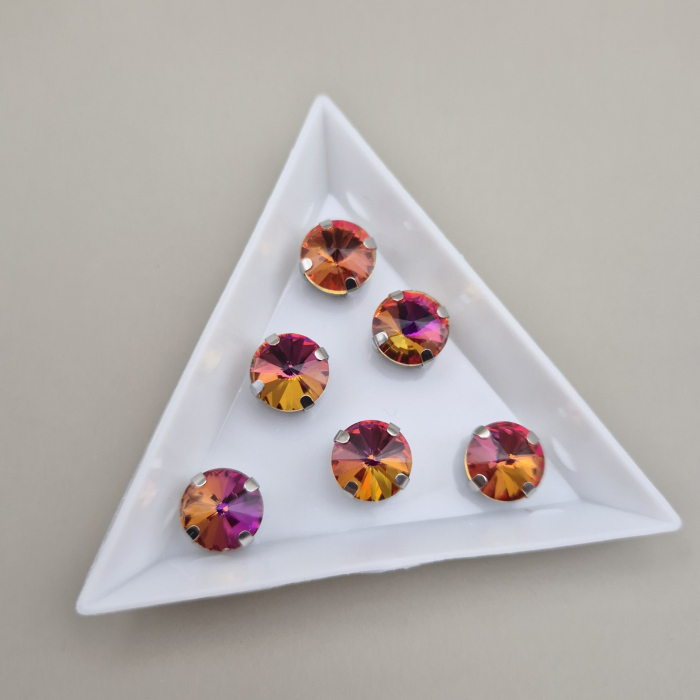 Stras 10mm rotund Topaz RB [1]